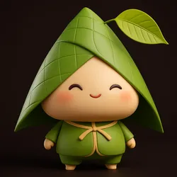 Cute Zongzi Character 3D Print Model in Figurines 592147