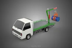 FLATBED TRUCK PICKUP CRANE LIFTING WINCH HOIST JIB DRUM BARREL