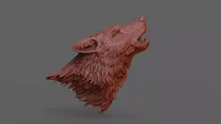 Howling wolf
