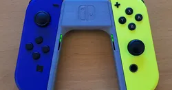 Joycon Grip with Front-Looking LED Windows