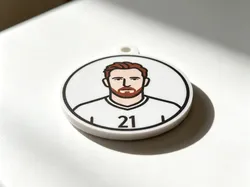 Kane llavero colgante-llavero de estrella de fútbol imán de nevera-Copa Mundial 2026 EE. UU.-Canadá-México - Modelo de impresión 3D gratuito