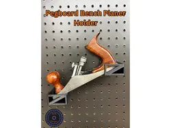 Pegboard Bench Planer Holder