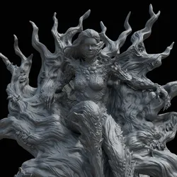 Poison Ivy in Fungal Costume Inspired by the 2022 Comic Series 3D Print Model in Woman 592597