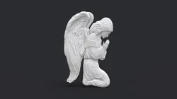 Praying Angel 3D Print Model in Sculpture 592573