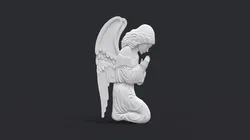 Praying Angel 3D Print Model in Sculpture 592575