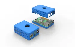 Raspberry Pi 5 Enclosure Unique 3D Printable Case-enclosure 3D Print Model in Electronics 593492