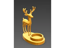 Reindeer tealight holder