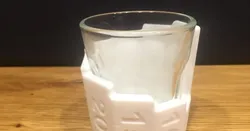 Shot glass measuring sleeve
