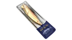 Smoked mackerel in packaging
