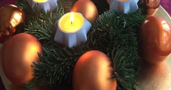 Star Tee Candle Holder for Advent Wreath