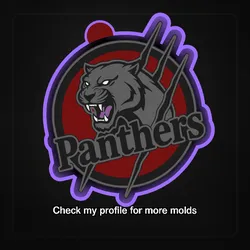 🐾🏈 Team Panthers – Freshie, Resin & Candle Mold