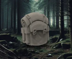 28mm Scale Miniature Backpack