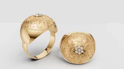 3D GOLD RING 3D Print Model in Pendants 594288