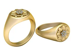 3D GOLD RING 3D Print Model in Pendants 594871