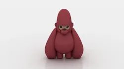 3D gorilla model 3D Print Model in Toys 595708