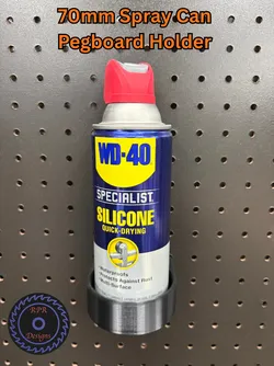 70mm Spray Can Pegboard Holder