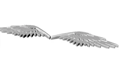 Angel Wings - Print Flat Low Poly Basic