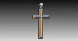 CROSS STYLE PENDANT 3D Print Model in Pendants 595910