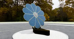 Dual Axis Daisy With Solar Tracking System-10 Wings-5-5 kW