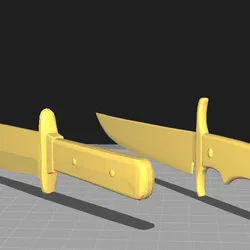 🔪 Dutch & Arthur Morgan Knife - 3D Model