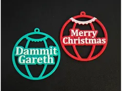 Easy-Peasy Parametric Christmas Ornament