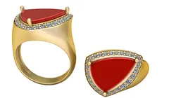 Gold ring 3D Print Model in Pendants 596453