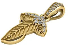 LEAVES PENDANT 3D Print Model in Pendants 594918
