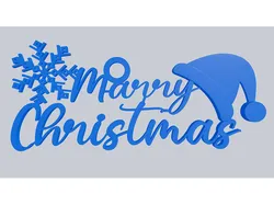 Marry Christmas decoration