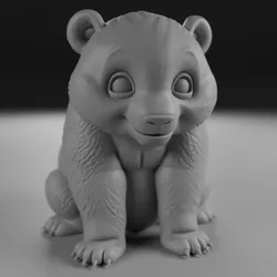 Panda bear 3D Print Model in Animals 575709