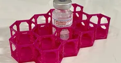 Pfizer BioNTech Moderna COVID-19 vaccine vial tray holder