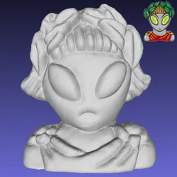 Salad Head - Gogo's Crazy Bones Aliens 3D scan/sculpt