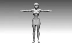 Woman 3D Print Model in Woman 595820