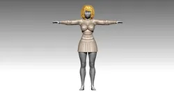 Woman 3D Print Model in Woman 596125