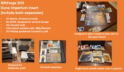 Dune Imperium Insert/Organizer (fits 1.&2. expansion)  - updated