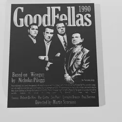 Good Fellas Poster Decorative - Decor Wall Art Onecolor