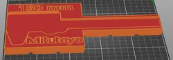 Gridfinity: 150mm Mitutoyo Digital Caliper Case holder