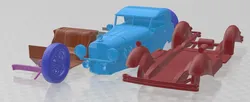 Mercedes Benz 1928 Printable Car 3D Print Model in Automotive 512999