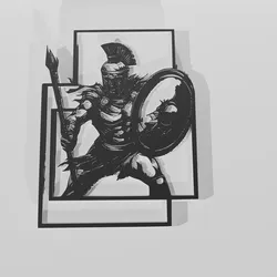 Spartan Decorative - Decor Keychain Onecolor