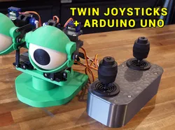 Twin joystick + Arduino Uno controller remix