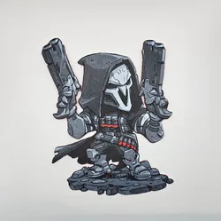 3D printer bestanden | 3MF | Faucheur Chibi Overwatch
