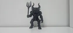 3D printer bestanden | 3MF | Mecha Demon with Trident Holiday Figure