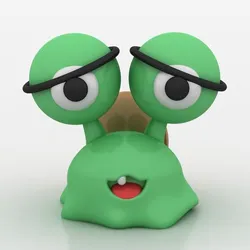 3D snail character 3d printable model