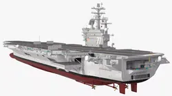Aircraft Carrier USS George H W Bush CVN-77 3D model