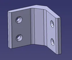 Bracket for M3/M4 screws
