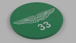 Coaster Aston Martin F1