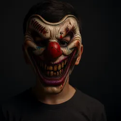 Creepy Killer Clown Mask – Scary Horror Mask for Cosplay, Halloween & Decoration