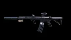 Custom Colt M4A1 assault rifle Low-poly 3D model