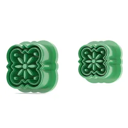 Embossed Flower Polymer Clay Cutter, Earring polymer clay cutter, Dangle cutter | 3D Printable Model