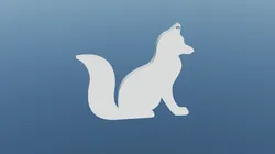 Fox keychain 3D Print Model in Keychains 515505