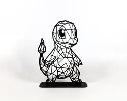 Geometric Low Poly Charmander